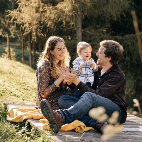 Familienfotos in der Natur